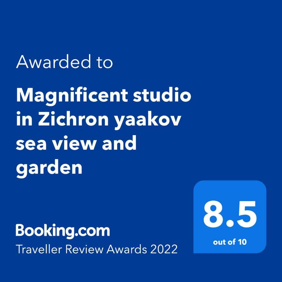 Magnificent Studio In Zichron Yaakov Sea View And Garden Zichron Ja'akov Exteriér fotografie